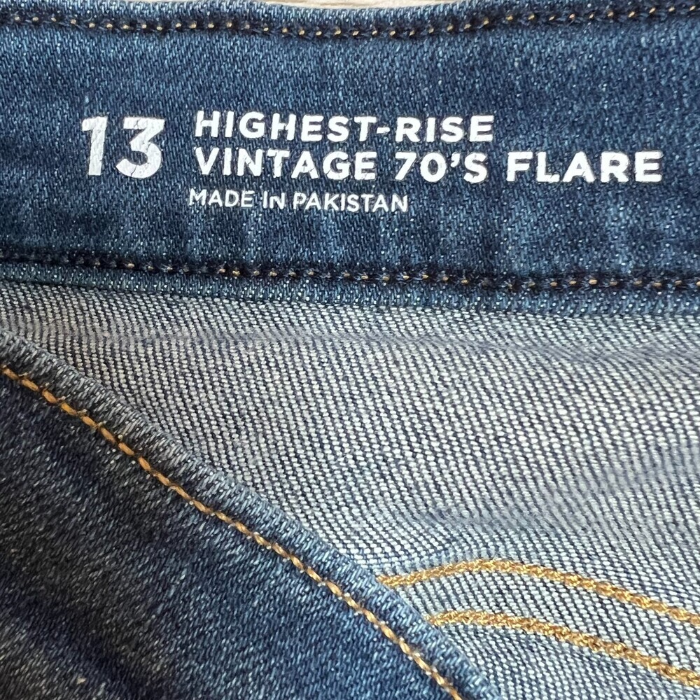 Arizona Jeans Co Jeans Womens Size 13 High Rise Vintage 70's Flare Leg - Picture 9 of 15